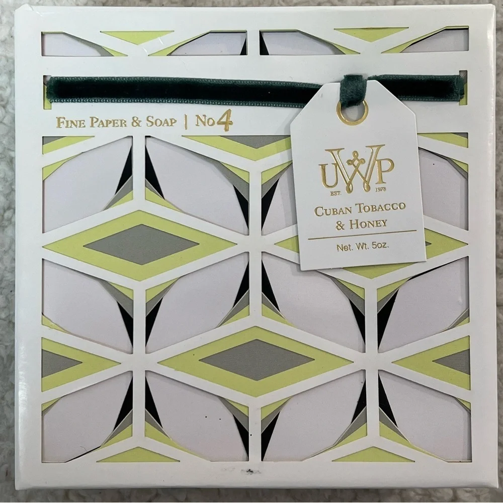UWP Up with Paper Artisan Crafted LUXE Fine Soap w/ Shea Butter Boxed Soap Trio